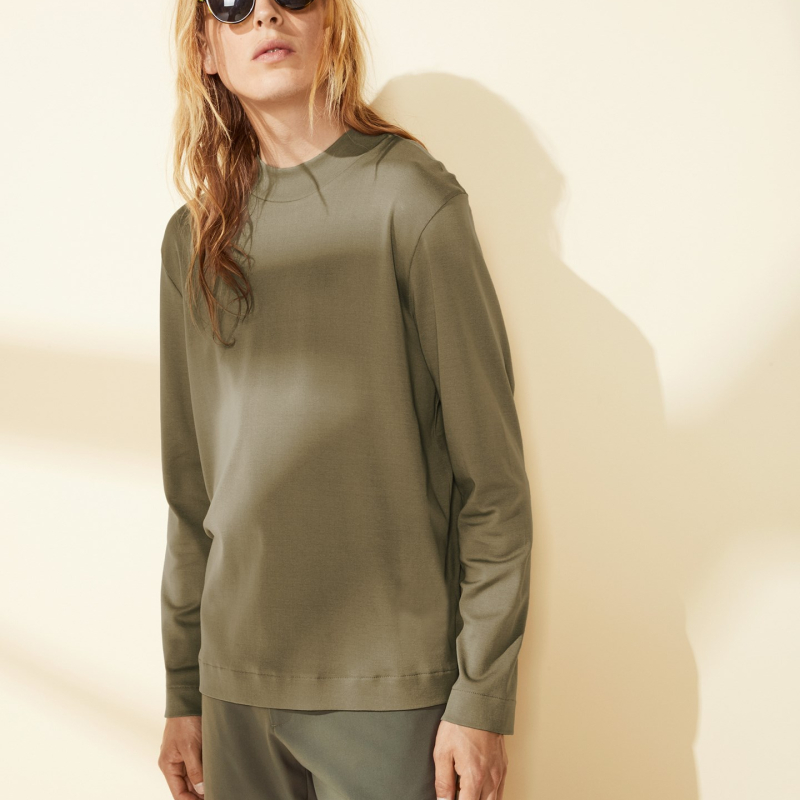NUDIE JEANS Eve T-Shirt Not Impressed Mustard - Prime Timers