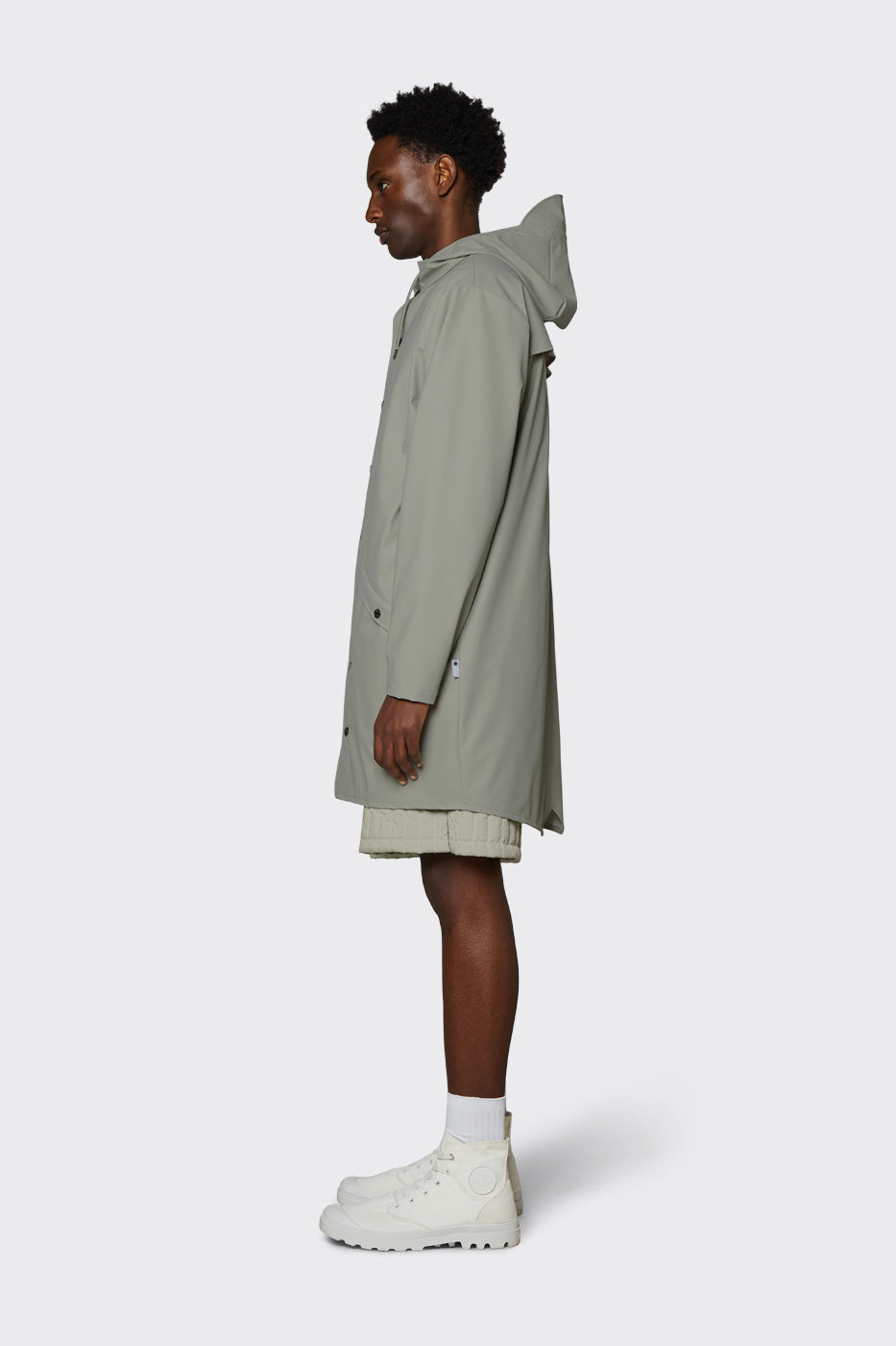 Rains long new arrivals jacket stone