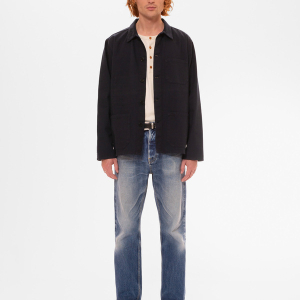 NUDIE JEANS Robby Nubuck Navy - Prime Timers