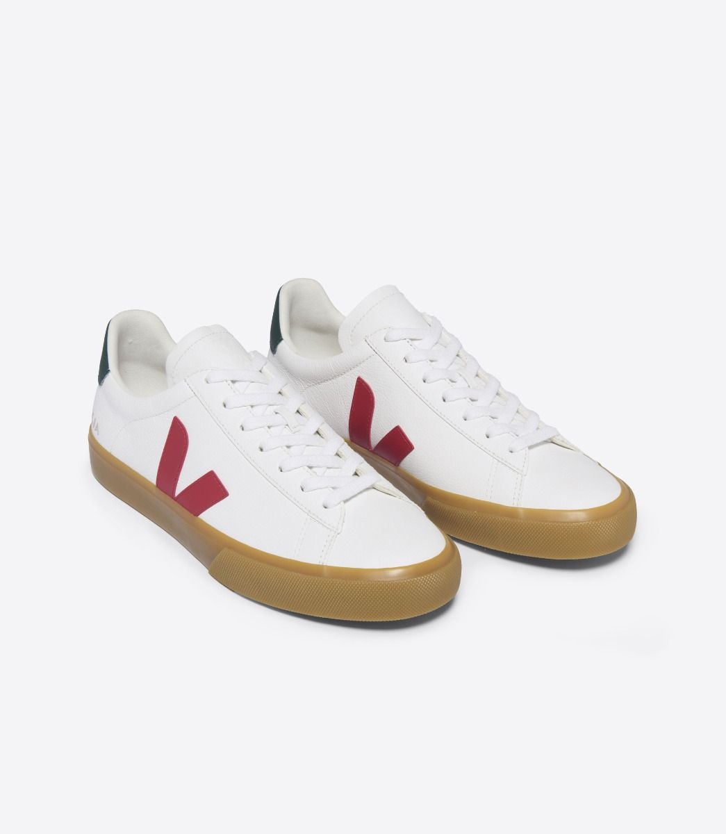 VEJA CAMPO CHROMEFREE LEATHER EXTRA-WHITE_PEKIN_POKER
