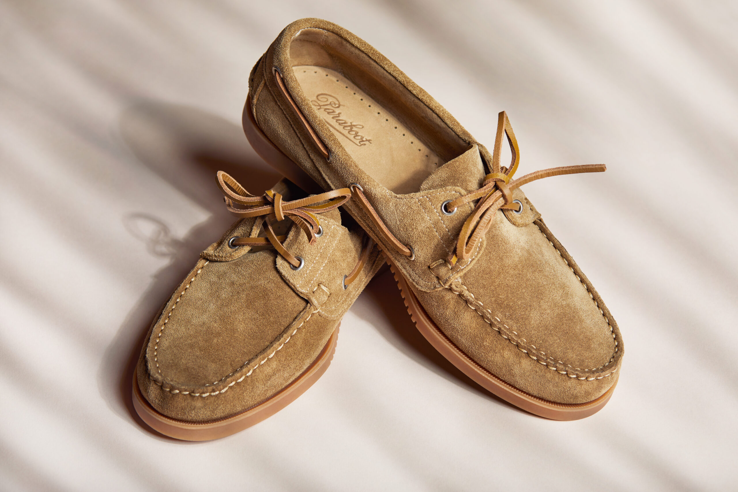 【美品】Paraboot barth 7 1/2 PARABOOT BARTH MARINE MIEL-VEL SAND - Prime Timers