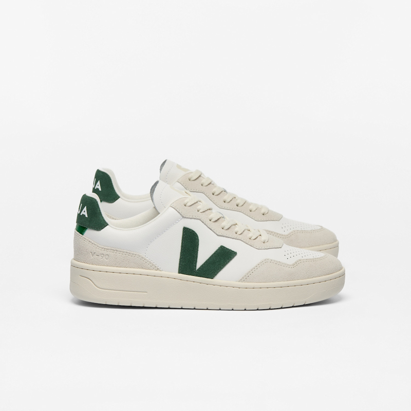 VEJA V-90 O.T. LEATHER EXTRA-WHITE_CYPRUS - Prime Timers