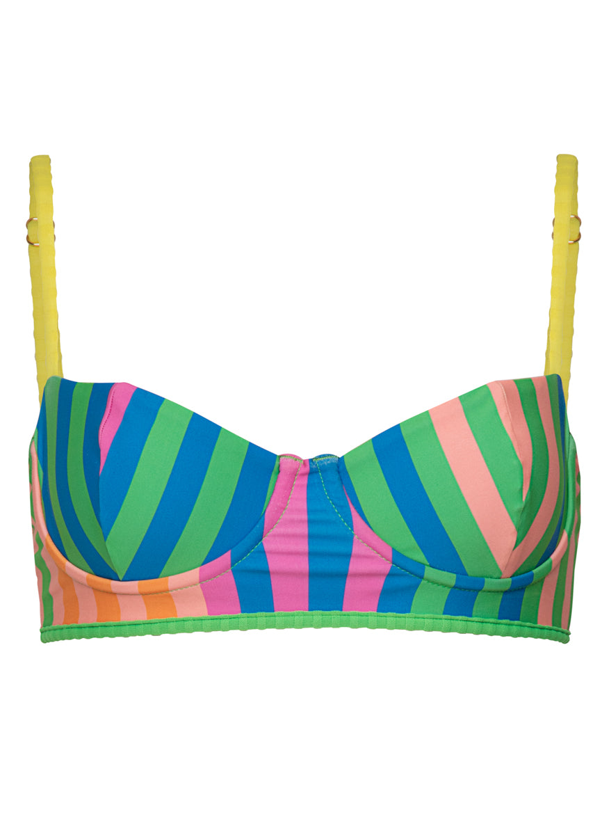 MAAJI Striped Mule Violeta Unmolded Underwire Bikini Top