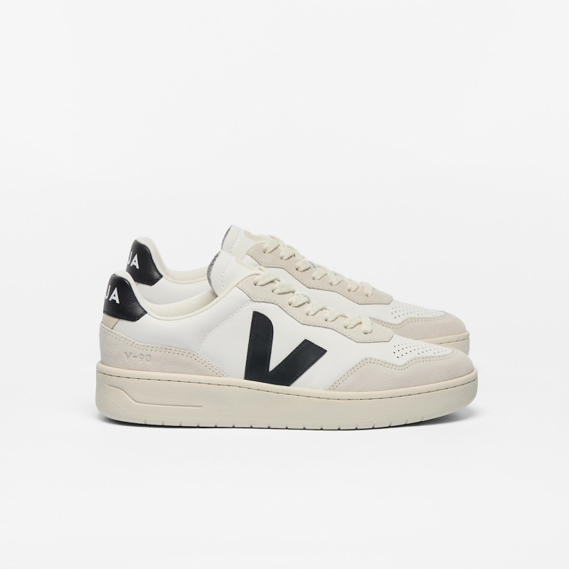 VEJA V-90 O.T. LEATHER EXTRA-WHITE_CALIFORNIA - Prime Timers